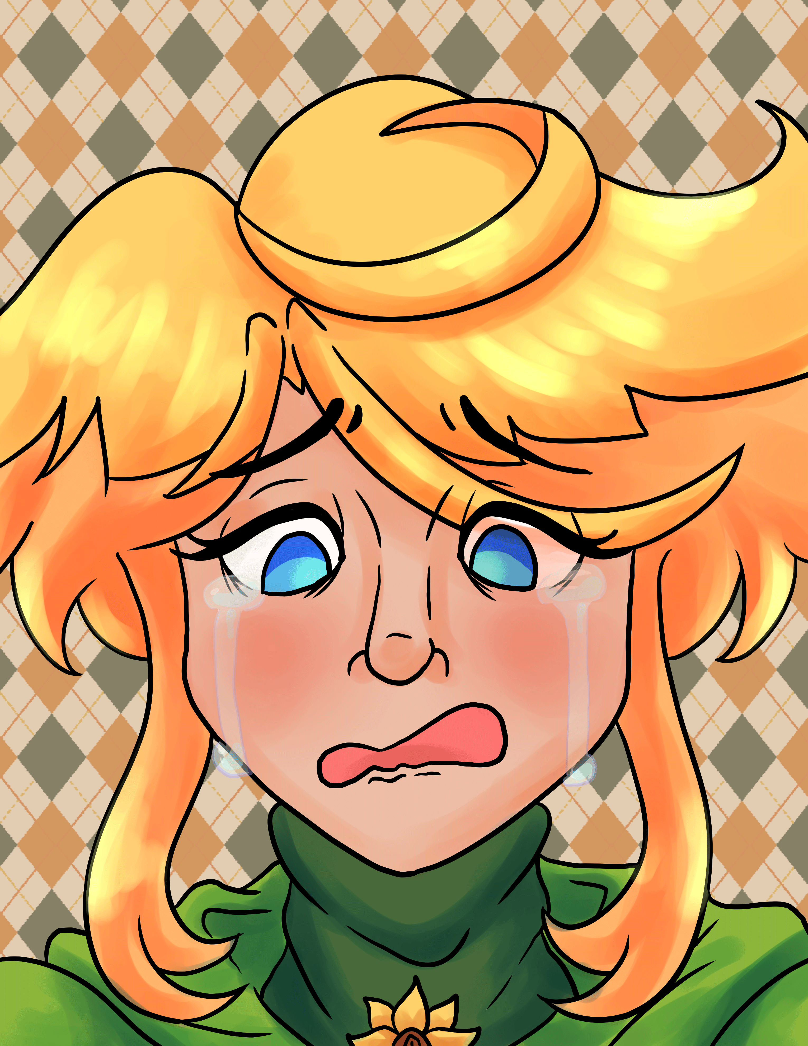 Sixth slide, my TTRPG character, Florent.