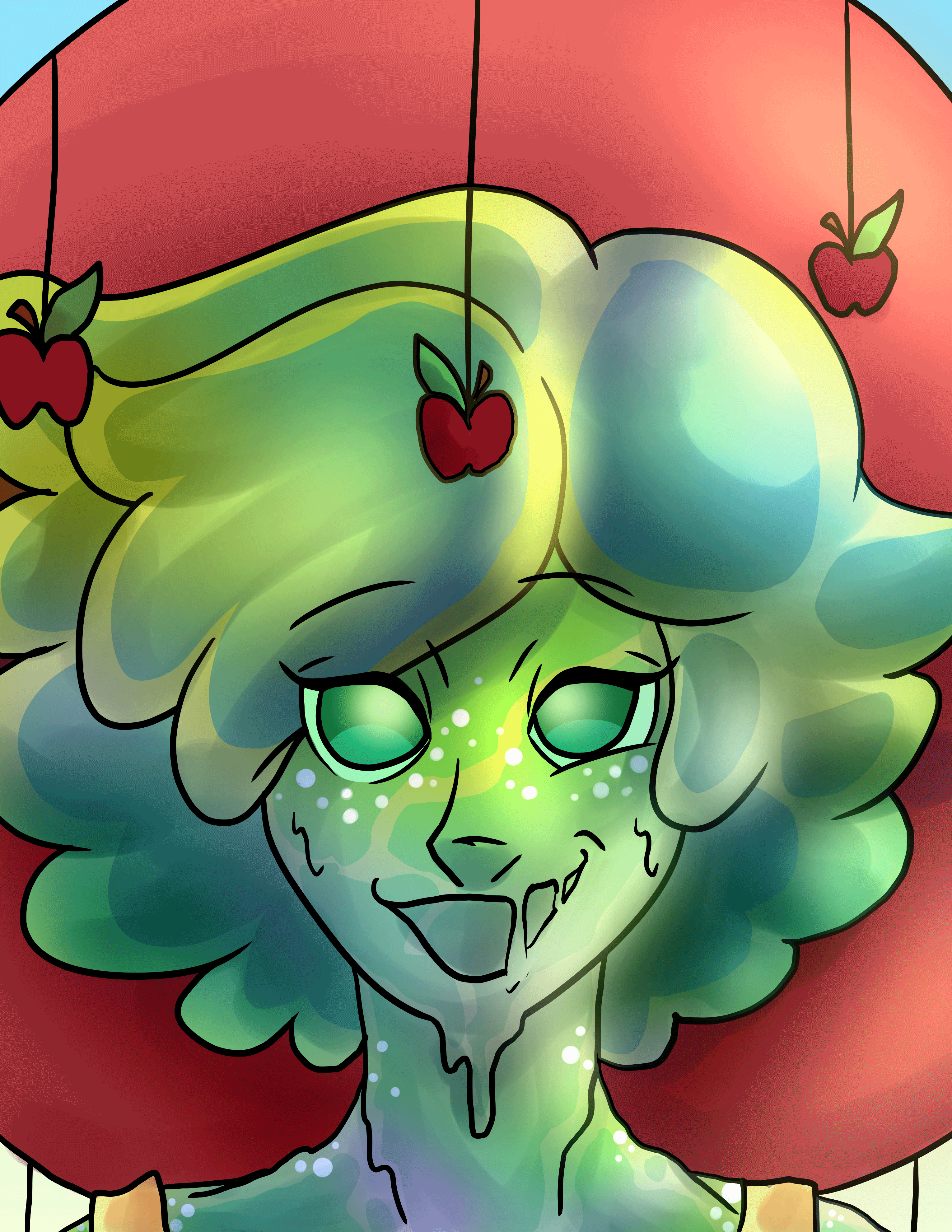 Fifth slide, my TTRPG character, Freckle.