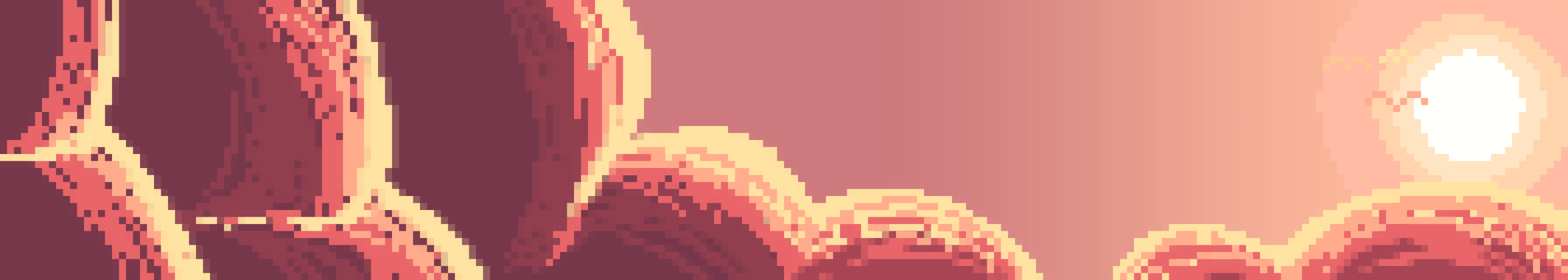 Cloudscape at sunset, the sun is toward the right side of the screen.